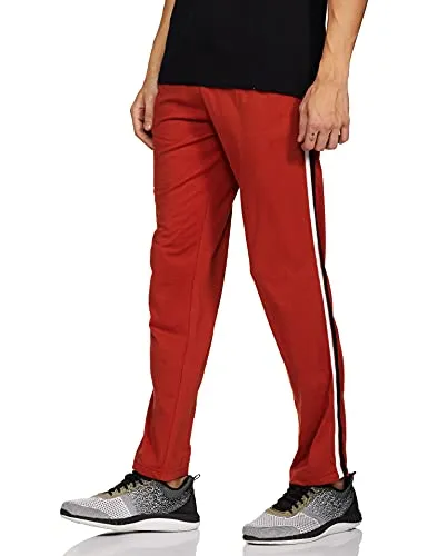 Amazon Brand - Symbol Men's Regular Track Pants (KP17-01_Copper Brown_XL)