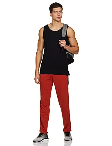 Amazon Brand - Symbol Men's Regular Track Pants (KP17-01_Copper Brown_XL)
