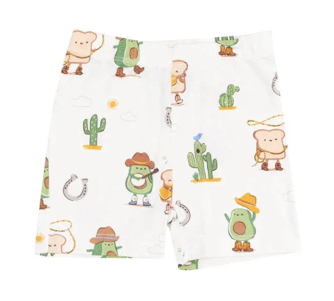 Angel Dear || Avocado Toast Western Loungewear Short Set