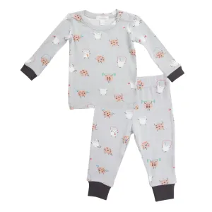 Angel Dear Cookies & Milk Grey Lounge Wear Set