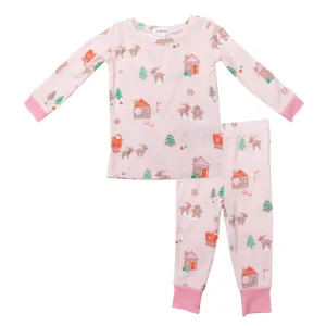 Angel Dear Gingerbread Sleigh Pink Lounge Wear Set