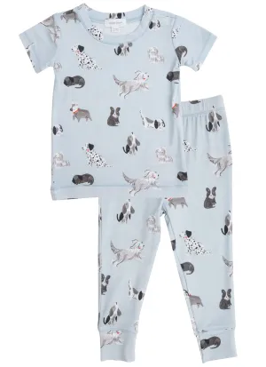 Angel Dear Grey Hounds S/S Loungewear Set
