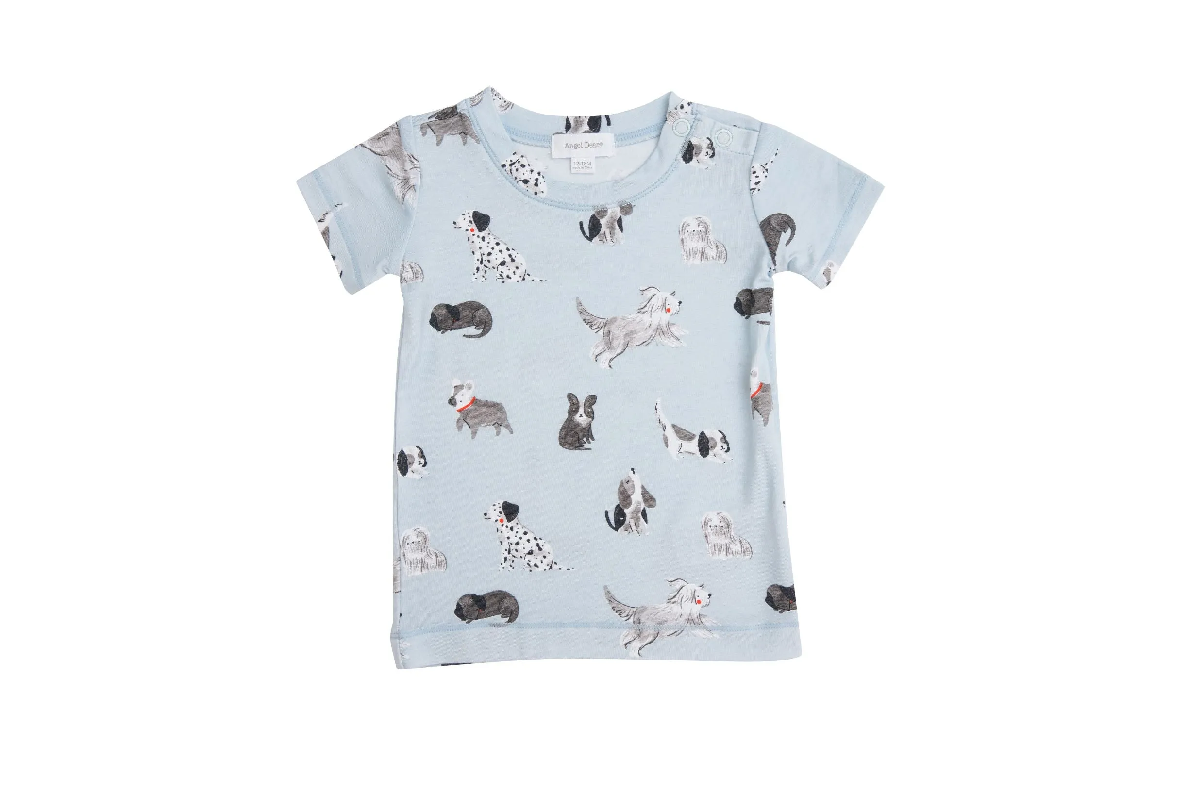 Angel Dear Grey Hounds S/S Loungewear Set