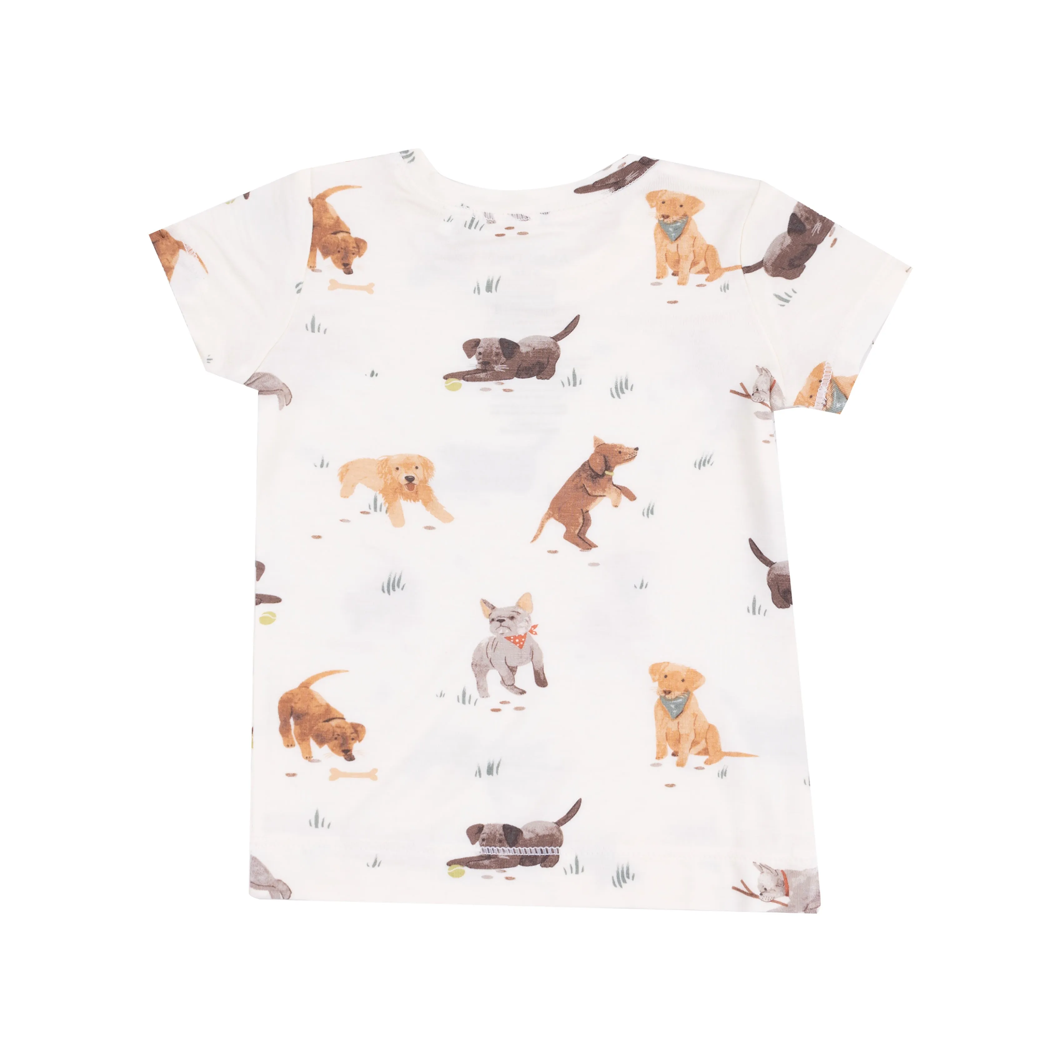 Angel Dear Loungewear Short Set - Watercolor Puppies