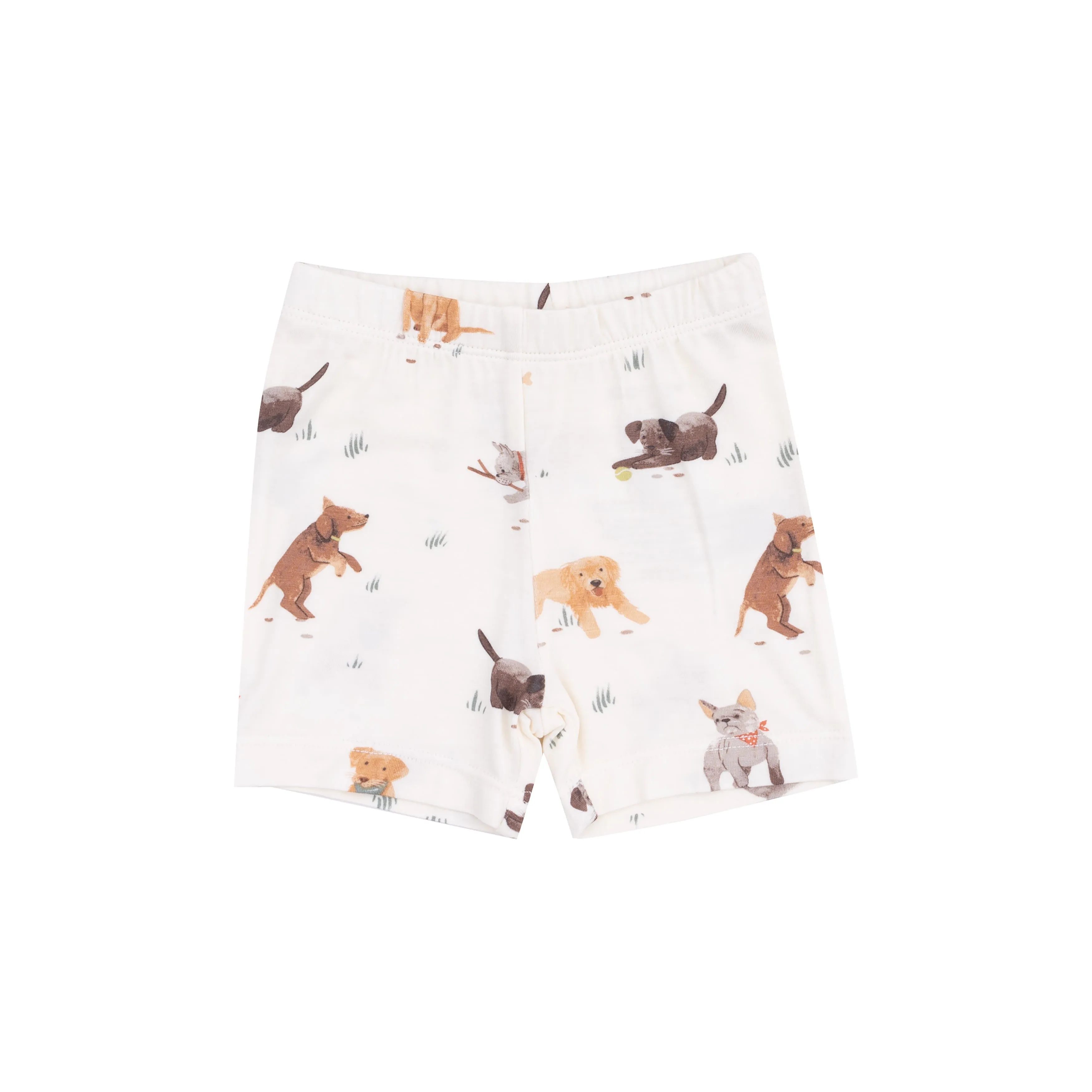 Angel Dear Loungewear Short Set - Watercolor Puppies