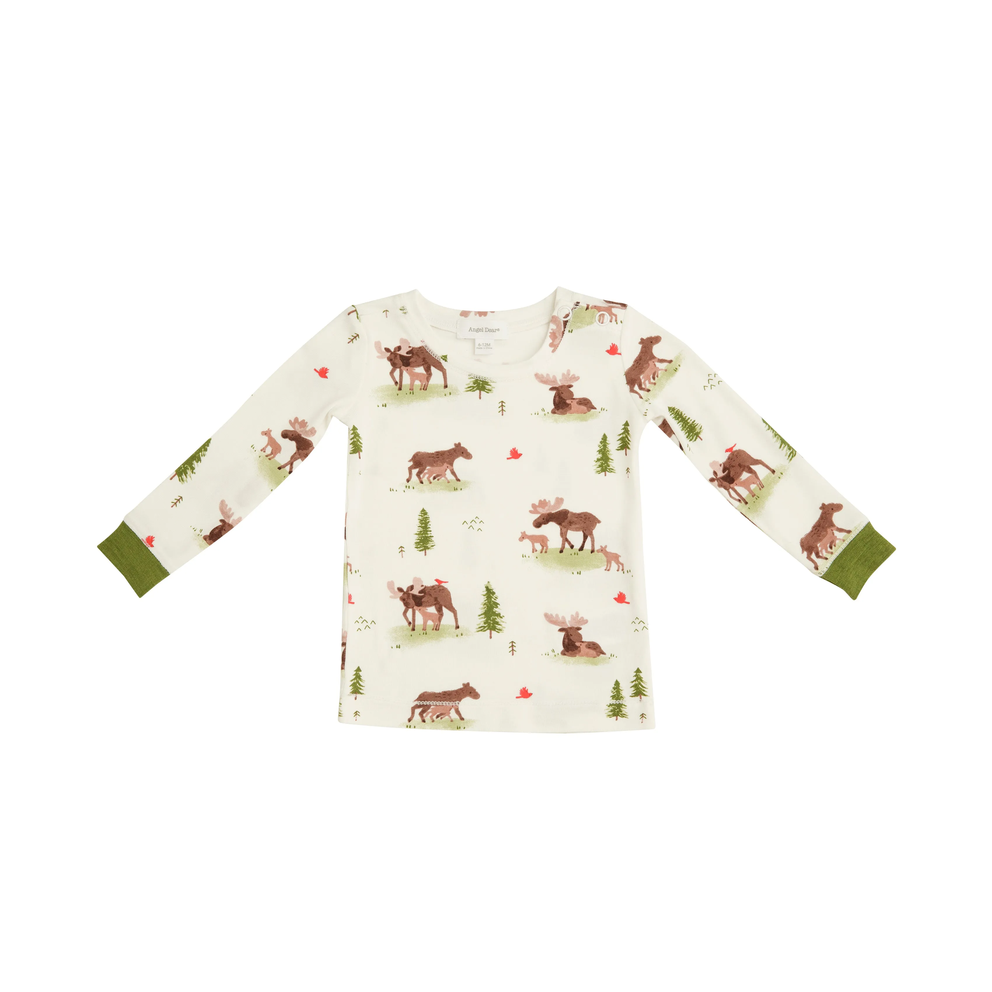 Angel Dear Moose White Lounge Wear Set
