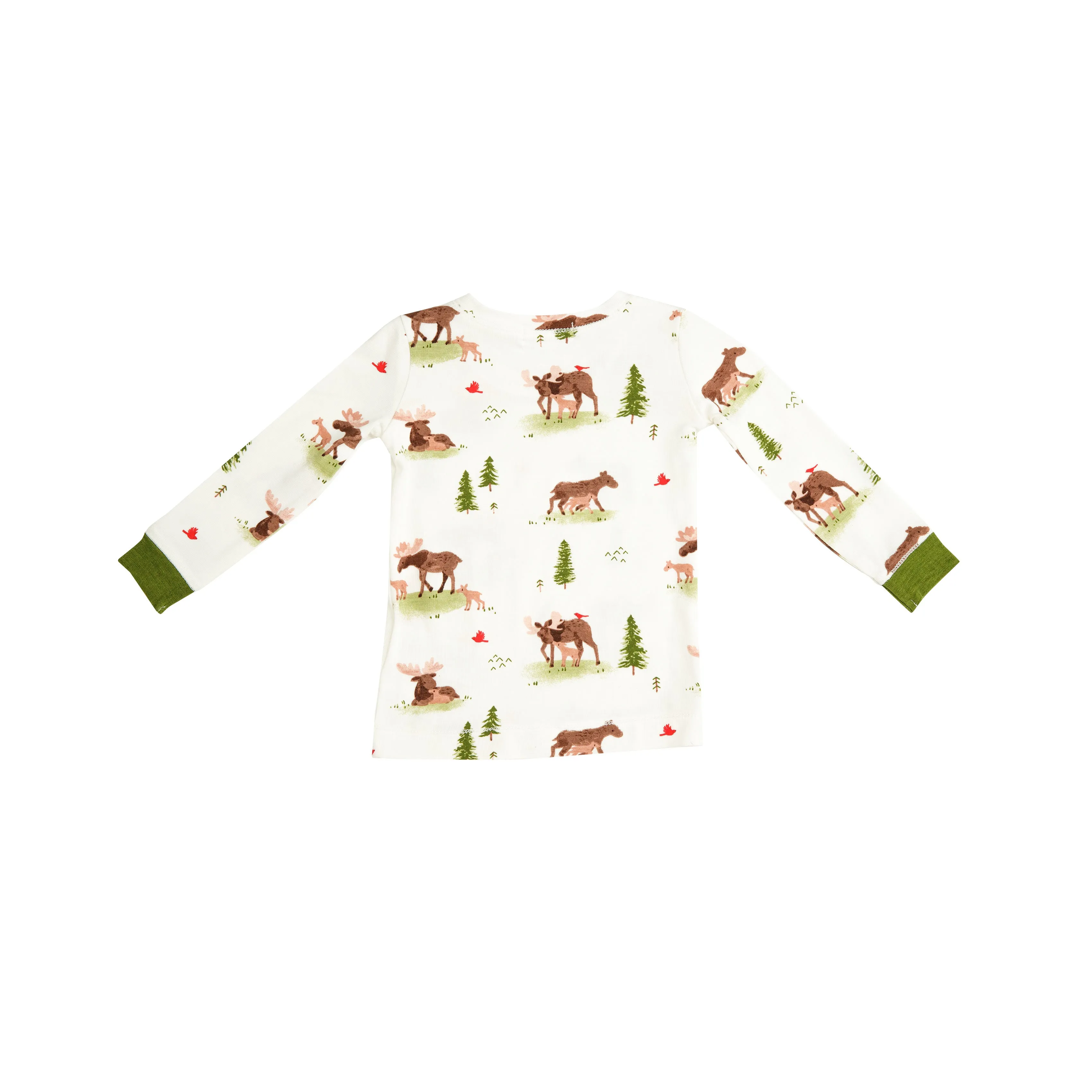 Angel Dear Moose White Lounge Wear Set