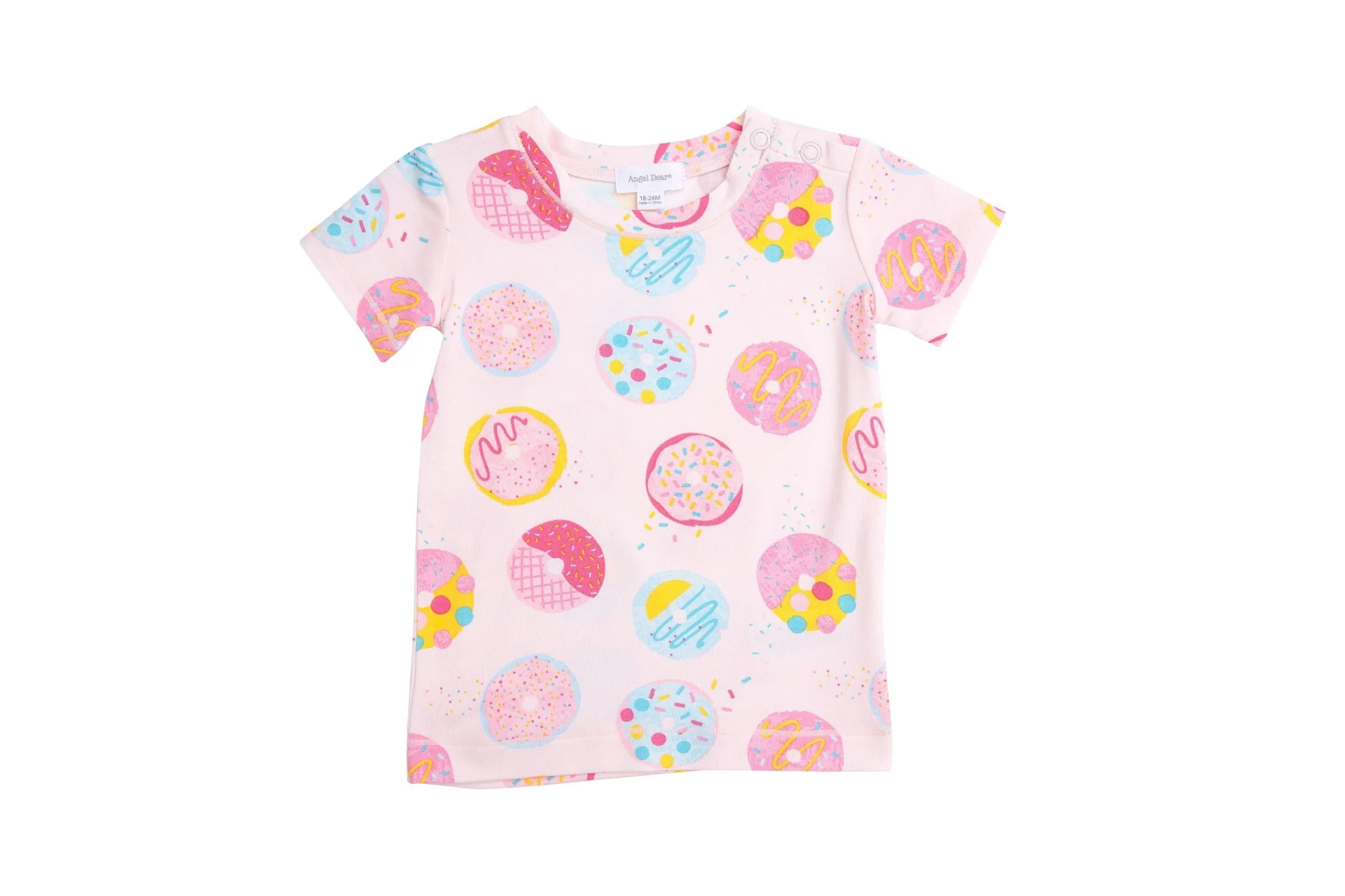 Angel Dear Pink Donuts S/S Loungewear Set
