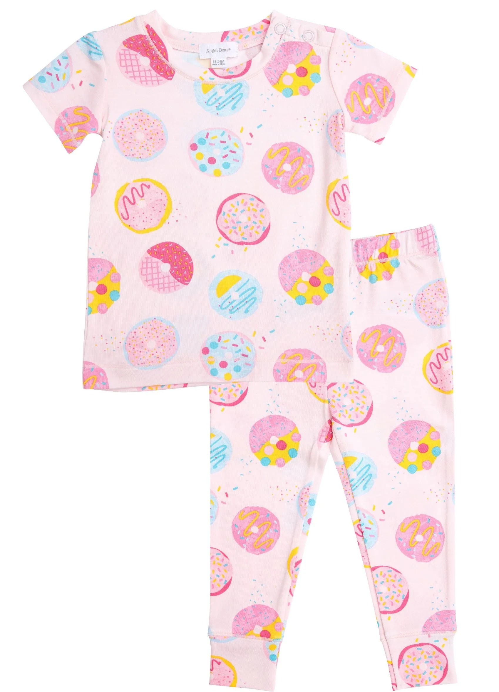 Angel Dear Pink Donuts S/S Loungewear Set