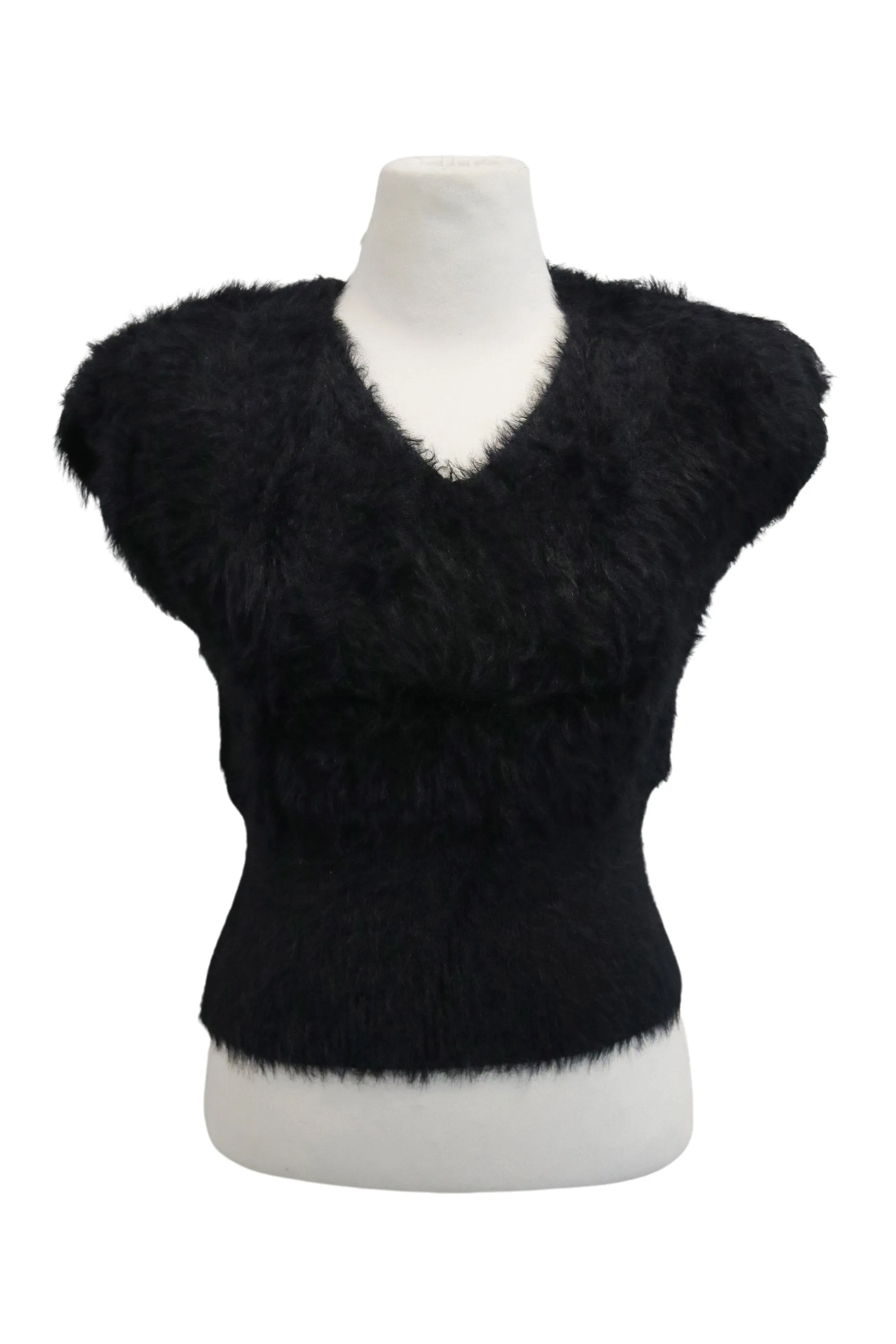 Annabel Sleeveless Fuzzy Top