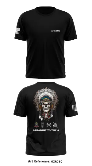 Apache, 1/3D CR Store 1 Core Men's SS Performance Tee - gxrcbc