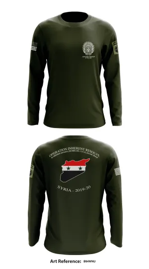 Apache troop 1-73 Cav  Store 1 Core Men's LS Performance Tee - B94WNU
