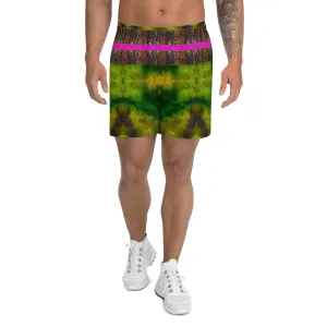 Athletic Long Shorts (Unisex)(Virilis/Muliebris)(Tree Link Stripe) RJSTH@Fabric#7 RJSTHS2021 RJS