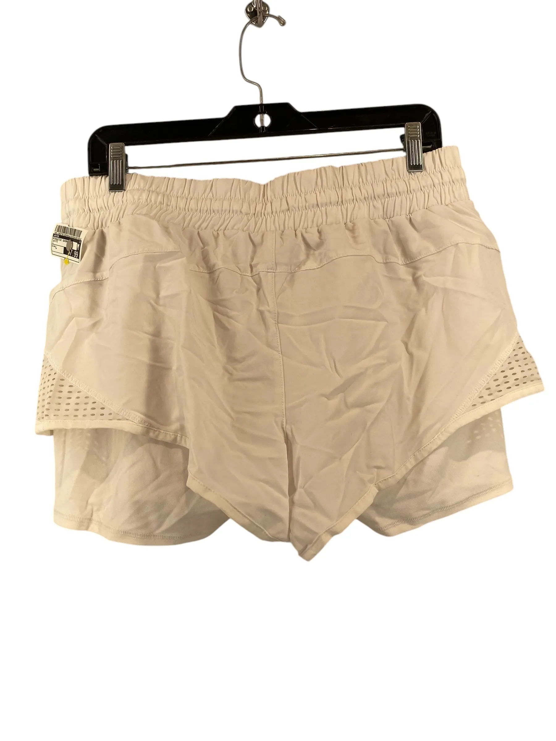 Athletic Shorts By Avia In White, Size: L