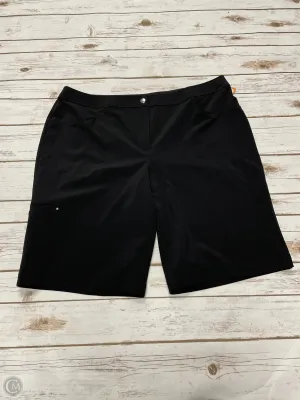Athletic Shorts By Chicos In Black, Size: Xl