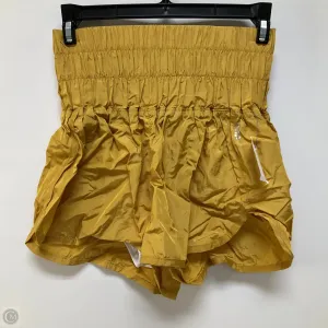Athletic Shorts By Free People In Yellow, Size: S
