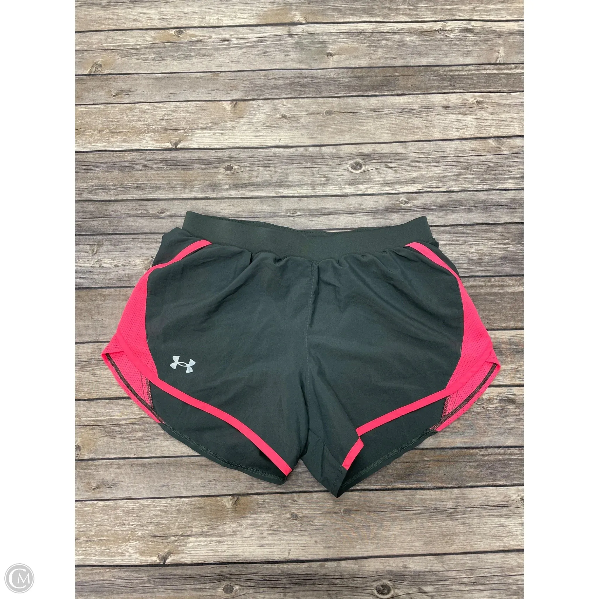 Athletic Shorts By Under Armour In Grey & Pink, Size: S