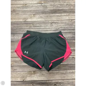 Athletic Shorts By Under Armour In Grey & Pink, Size: S