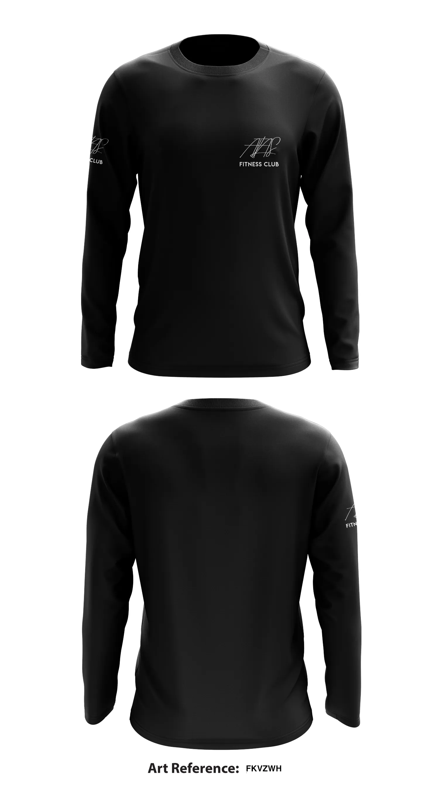 Atlas Fitness Club Store 2 Core Men's LS Performance Tee - fKVzWH