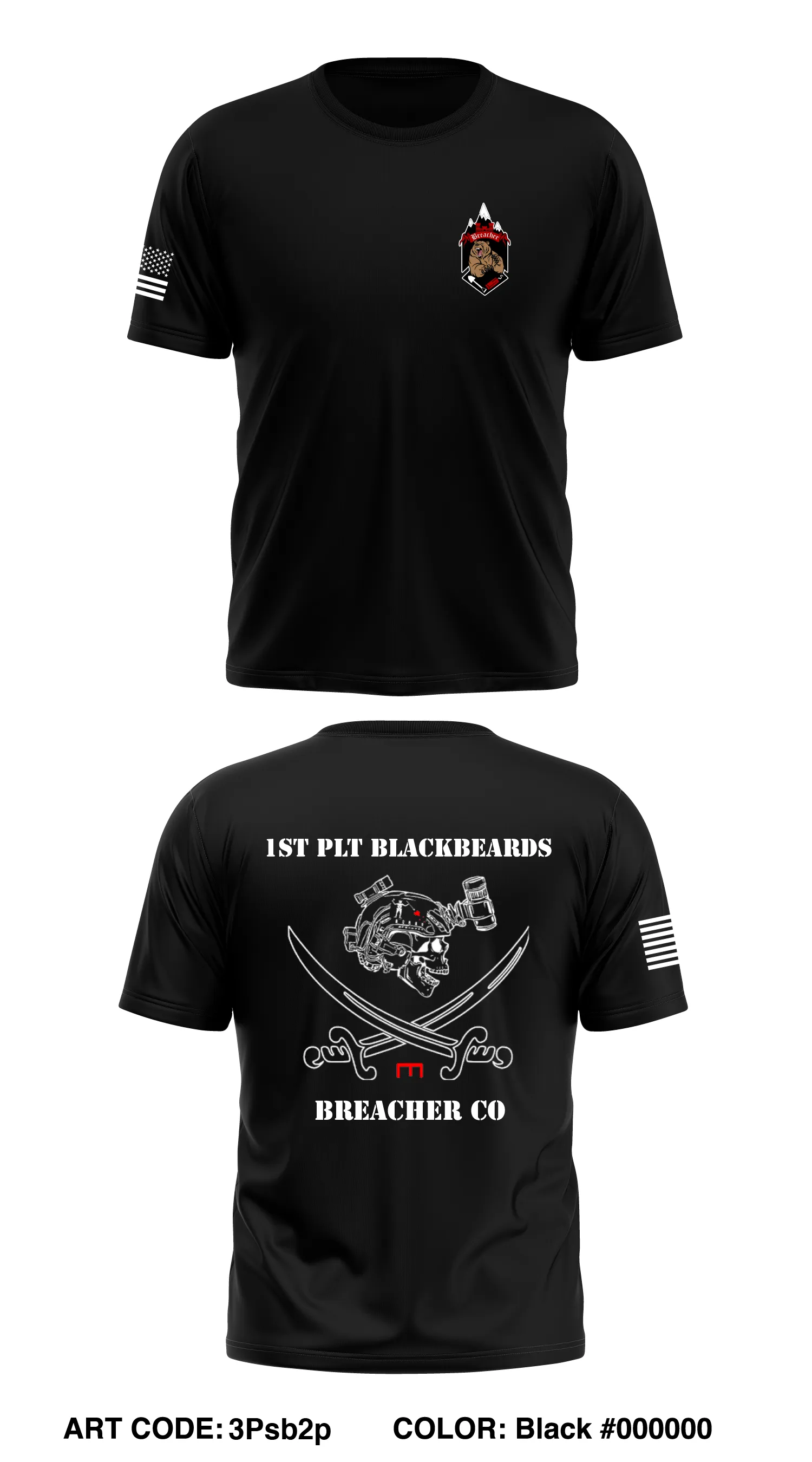 B 6 BEB 2/11 ID ABN Core Men's SS Performance Tee - 3Psb2p