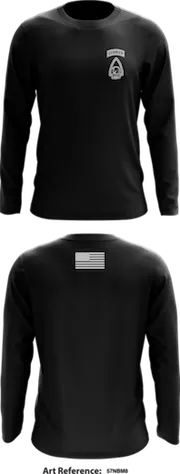 B Troop 1-73 CAV Store 1 Core Men's LS Performance Tee - 57NBM8
