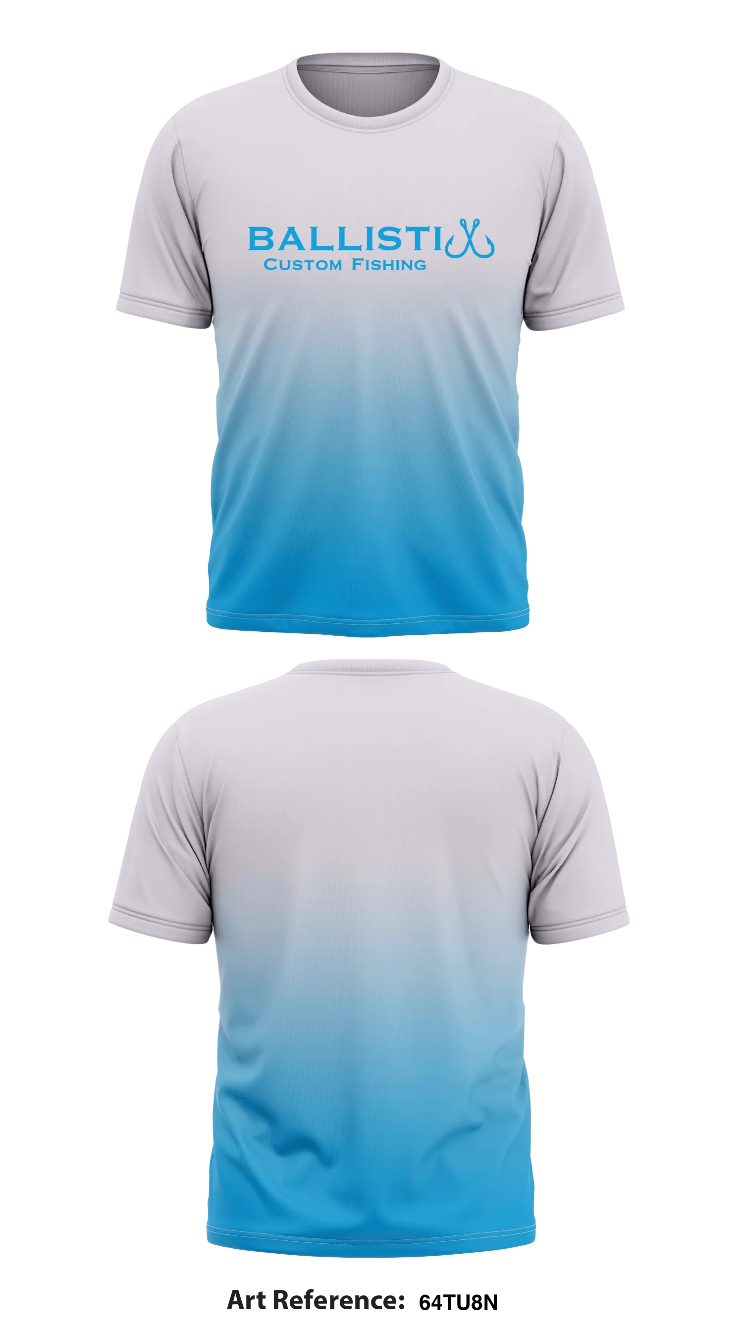 Ballistix Custom Fishing  Store 1 Core Men's SS Performance Tee - 64TU8n
