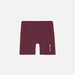 Bandit Running: Stamina High Waist 5" Women's Compression Shorts - Port