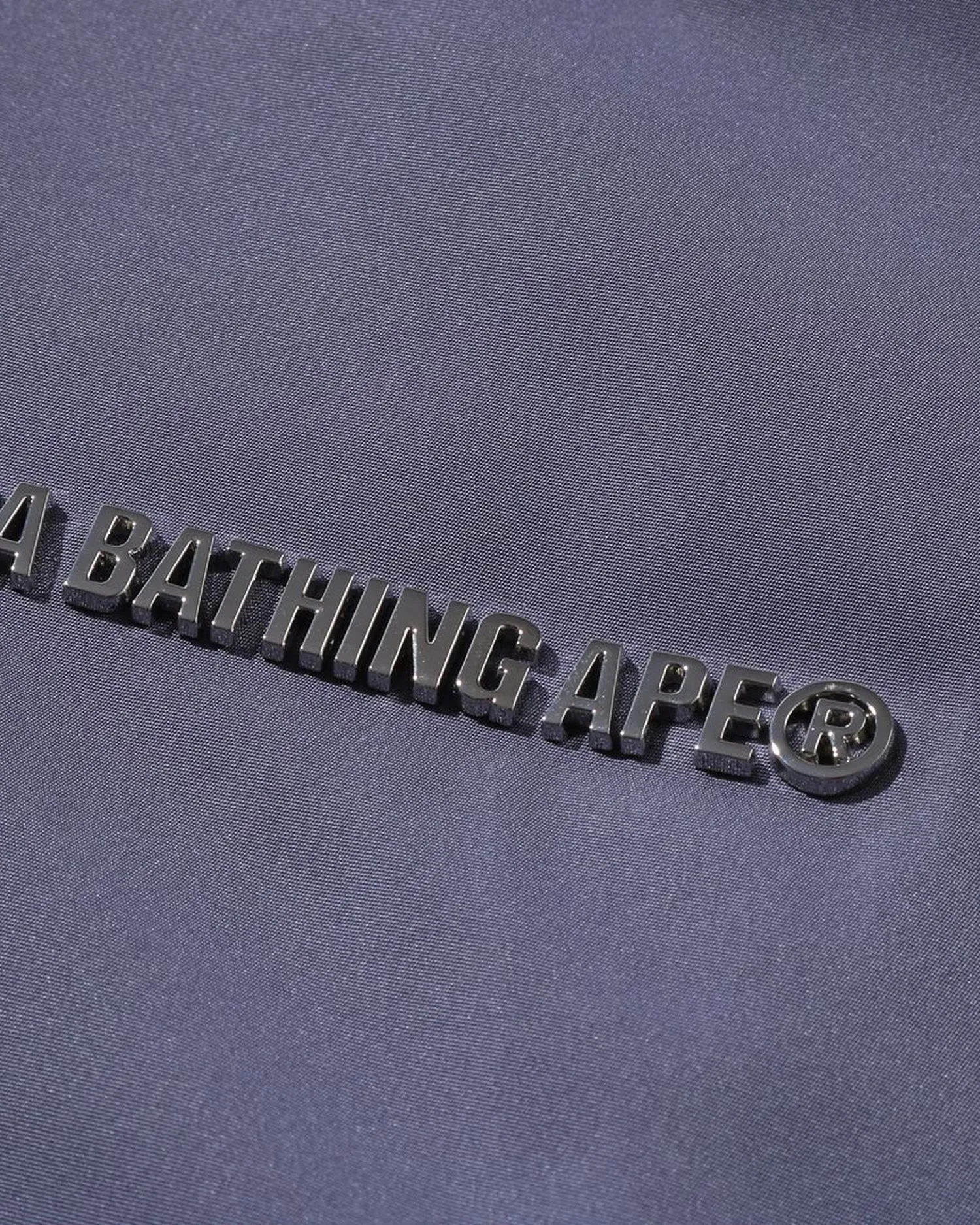 Bathing Ape Logo Nylon Track Jacket