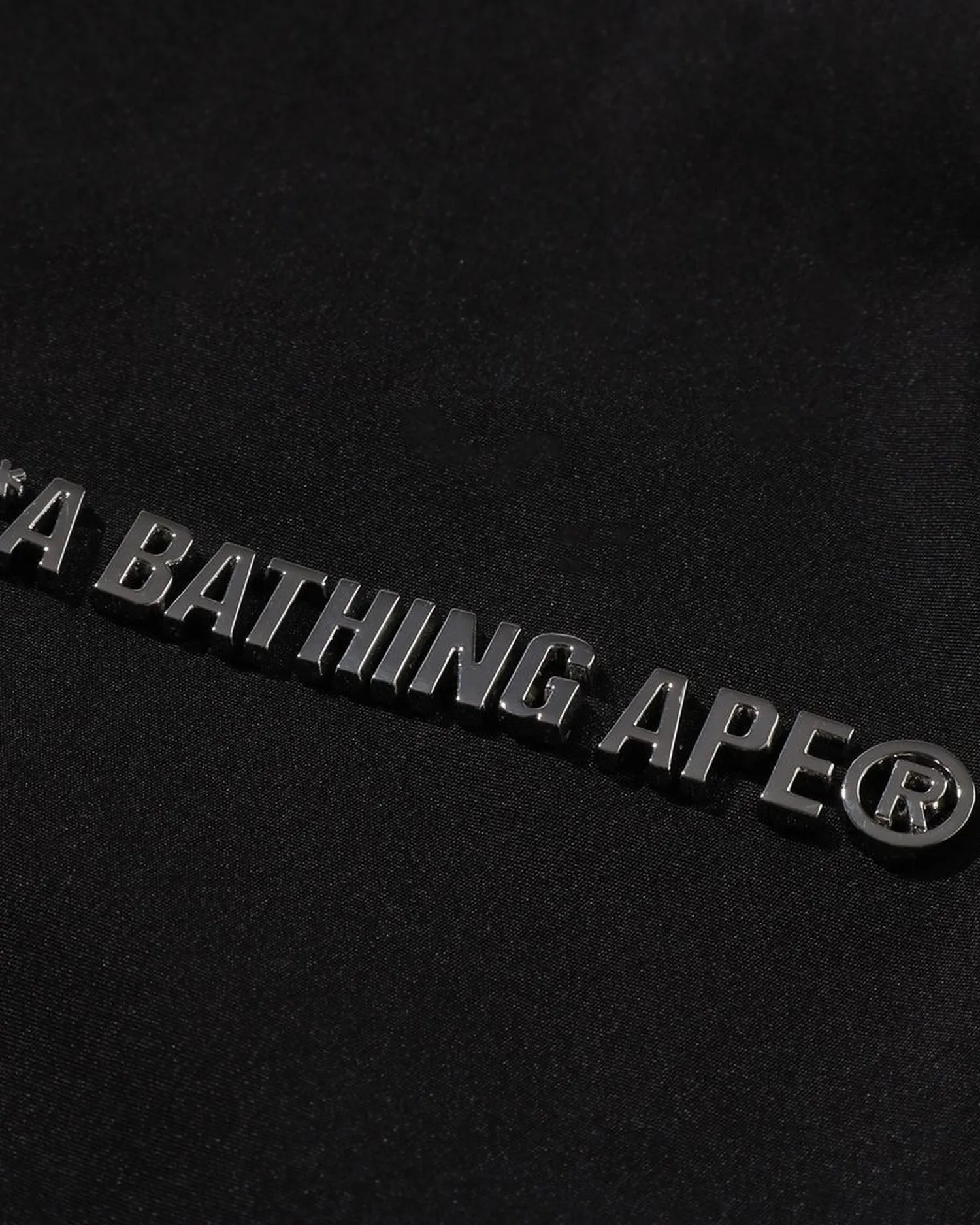 Bathing Ape Logo Nylon Track Jacket