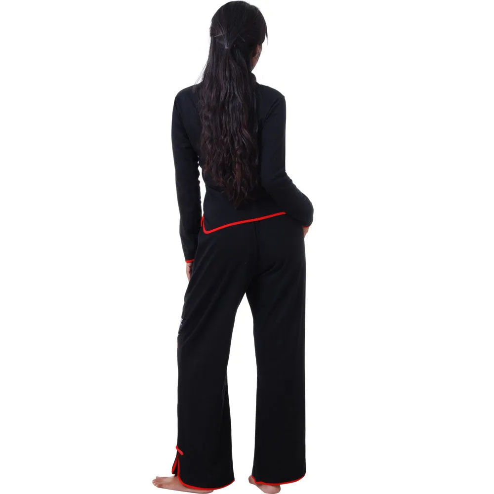 Black Bamboo Tai Chi Meditation Chinese Loungewear Set