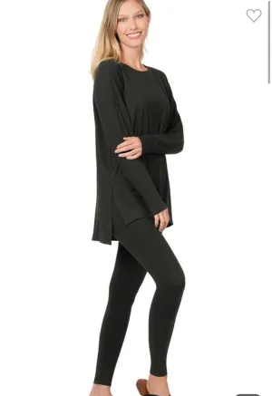 Black Leggings Set