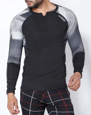 Black Microdots Full Sleeve Compression