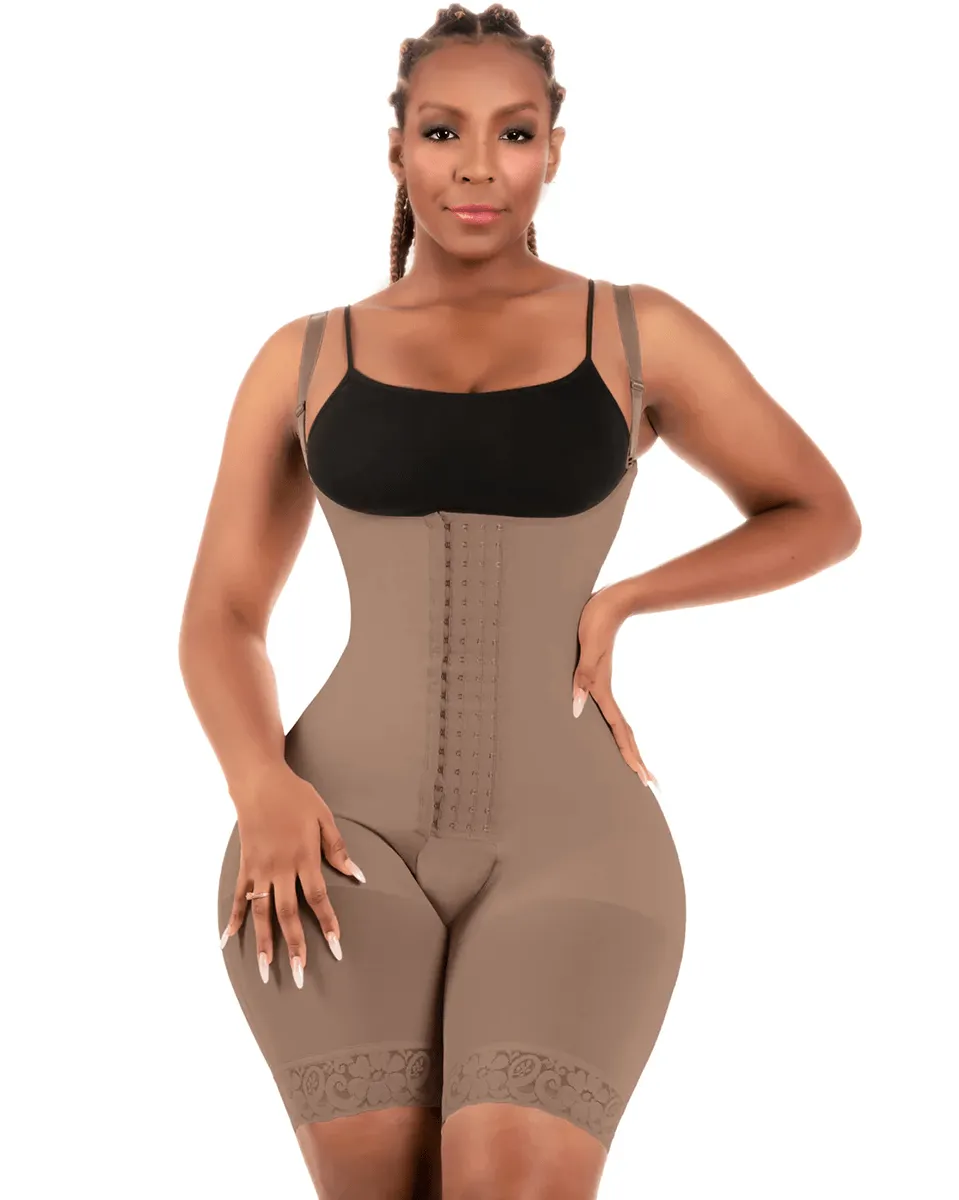 Bling Shapers Colombian Faja for Curvy Women with Wide Hips - 4 Hook Closure