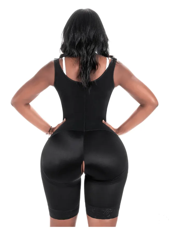 Bling Shapers Colombian Faja for Curvy Women with Wide Hips - 4 Hook Closure