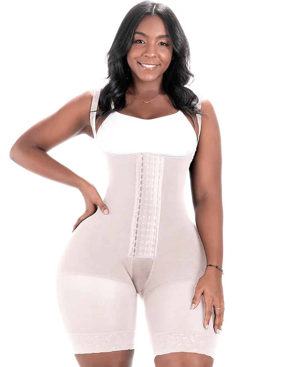 Bling Shapers Colombian Faja for Curvy Women with Wide Hips - 4 Hook Closure