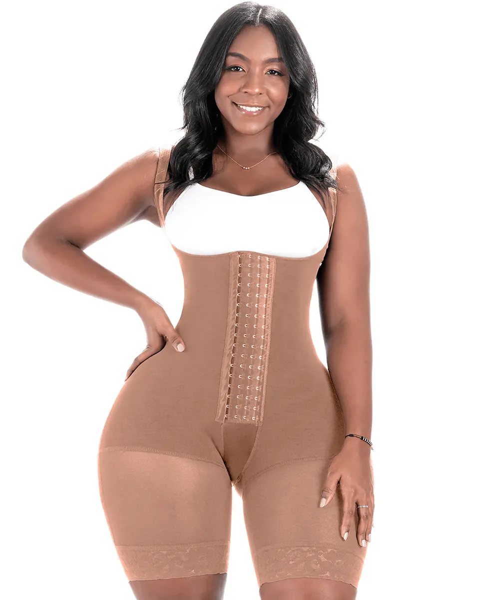 Bling Shapers Colombian Faja for Curvy Women with Wide Hips - 4 Hook Closure