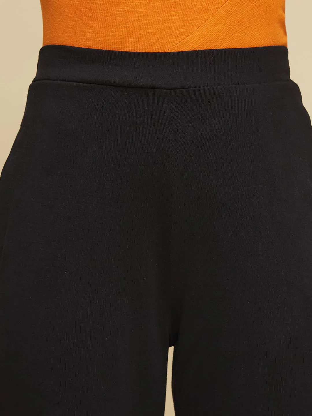 Blissful Lace Lounge Pants-BLACK