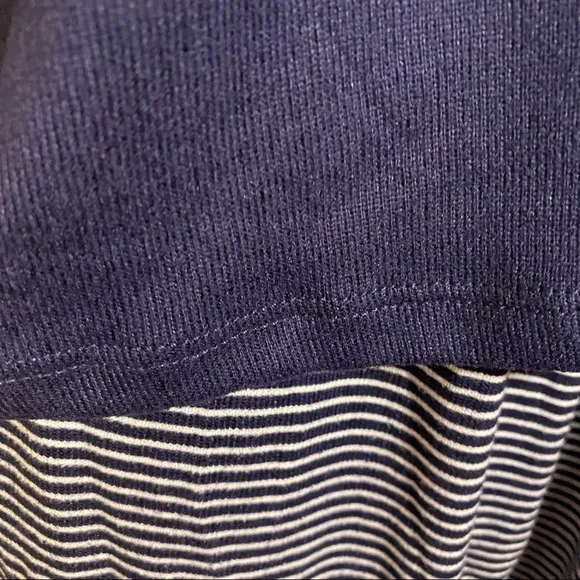Born Navy Long Sleeve Top Size Small and Joggers Pajama Pants Size Medium Set
