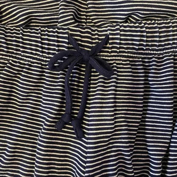 Born Navy Long Sleeve Top Size Small and Joggers Pajama Pants Size Medium Set