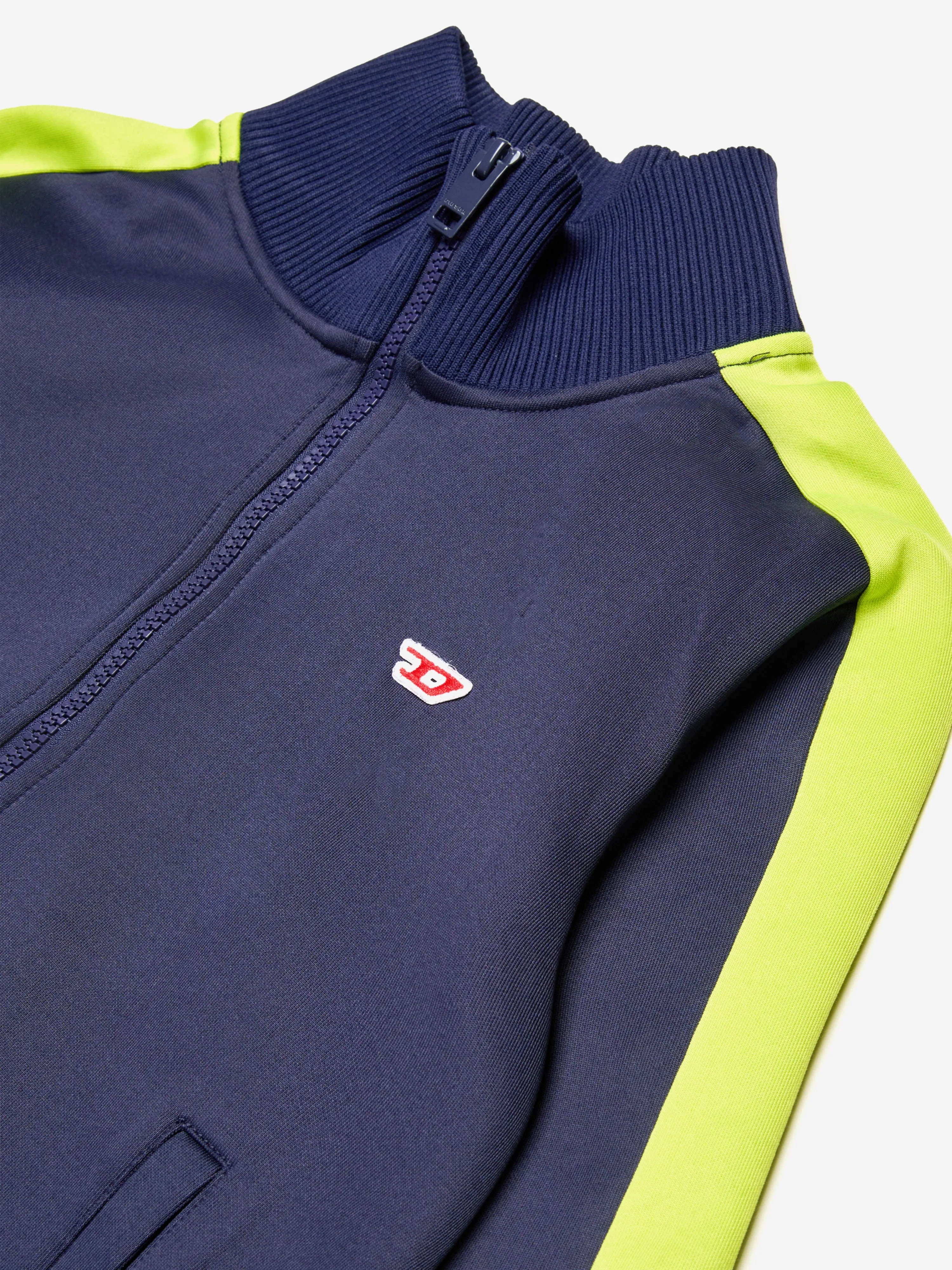 Boys Logo Track Jacket in Navy
