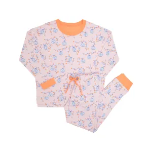 Callahan Cabernet Lounge Set (Women's) - Gourd-geous with Seashore Sherbet