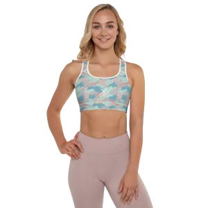 Camo-Flash Padded Sports Bra