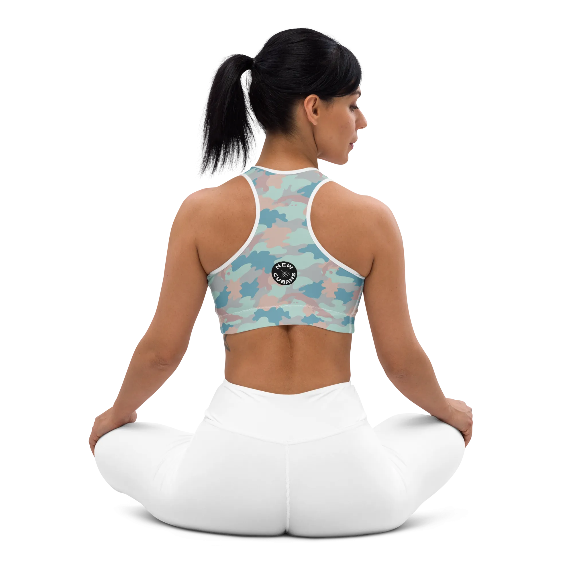 Camo-Flash Padded Sports Bra