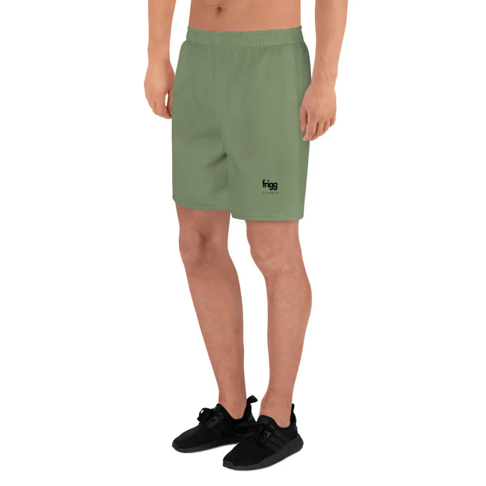 CAMOUFLAGE GREEN - MEN'S ATHLETIC SHORTS