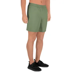 CAMOUFLAGE GREEN - MEN'S ATHLETIC SHORTS