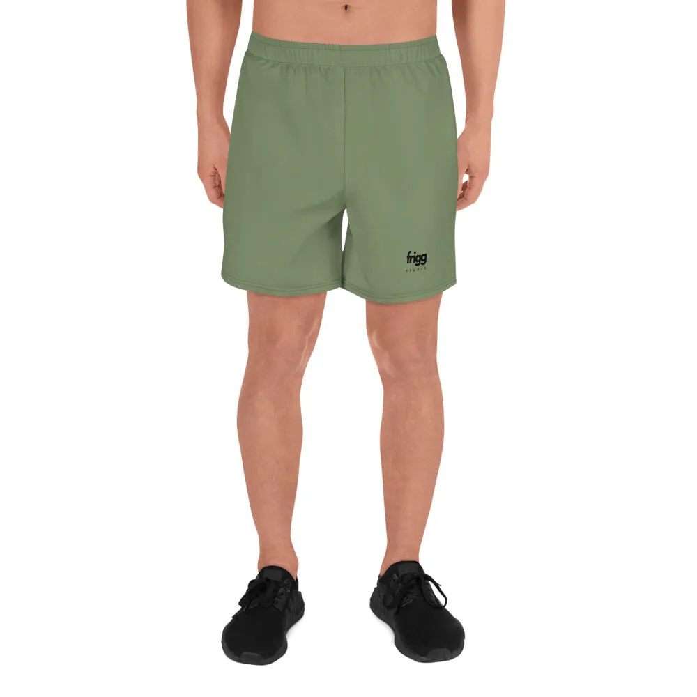 CAMOUFLAGE GREEN - MEN'S ATHLETIC SHORTS