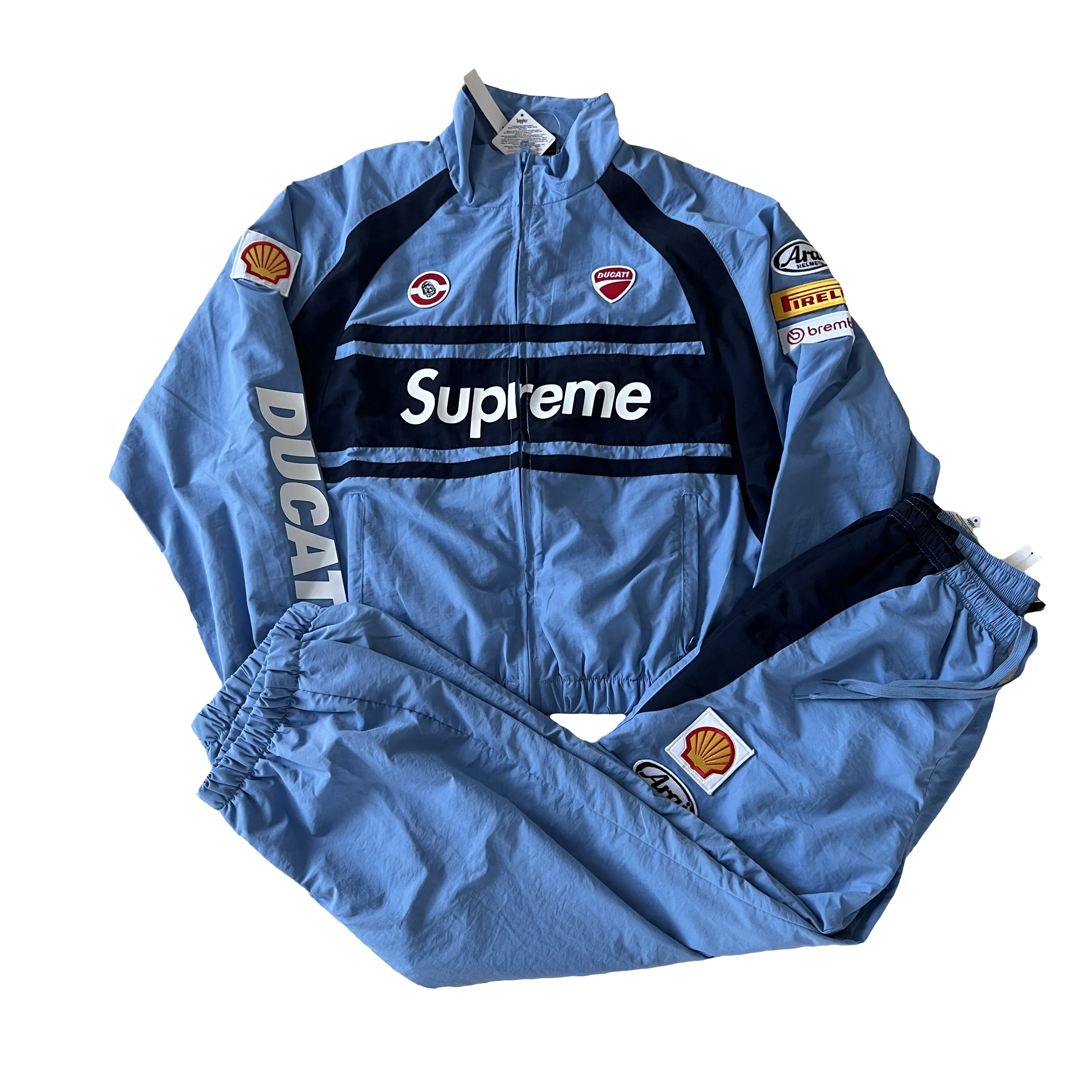Campera Supreme Ducati Track Celeste