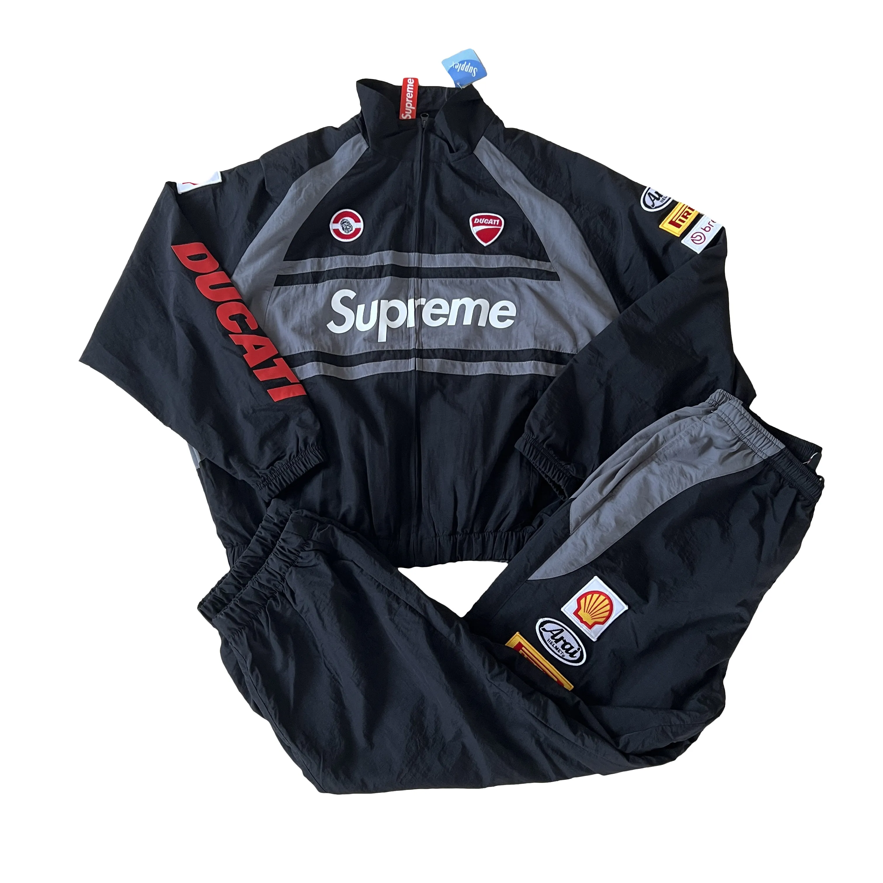 Campera Supreme Ducati Track Celeste