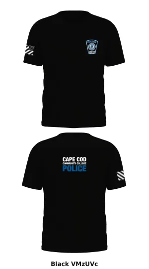 Cape Cod Community College Police Department Store 1 Core Men's SS Performance Tee - VMzUVc