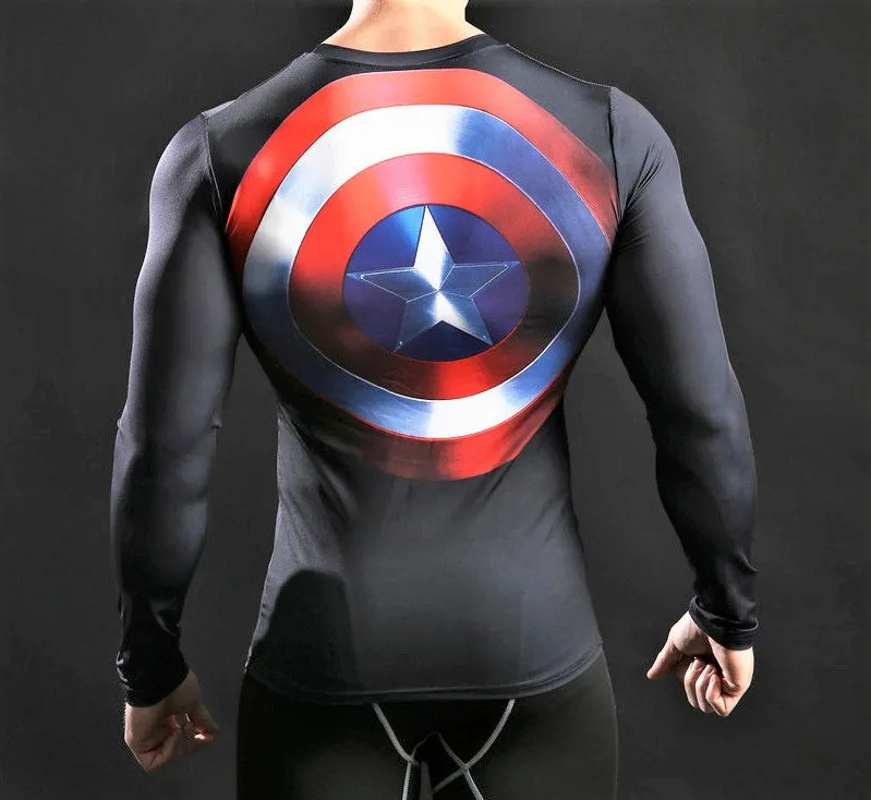 CAPTAIN AMERICA Workout T-Shirt